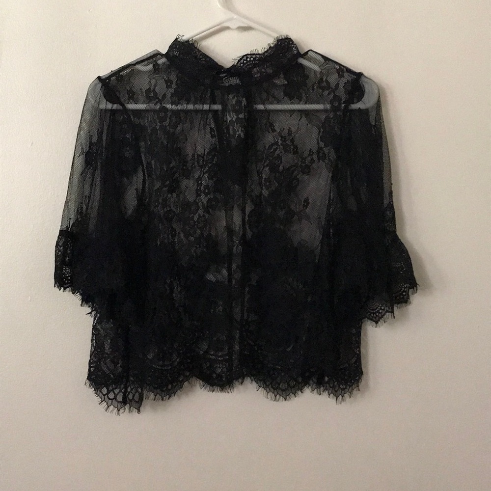 Forever 21 Contemporary black lace top